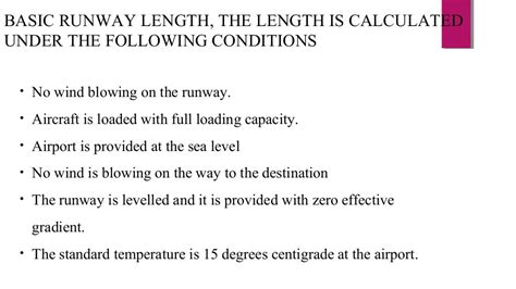 Basic Runway Length