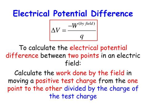 PPT Electrical Potential Energy Electrical Potential PowerPoint Presentation ID