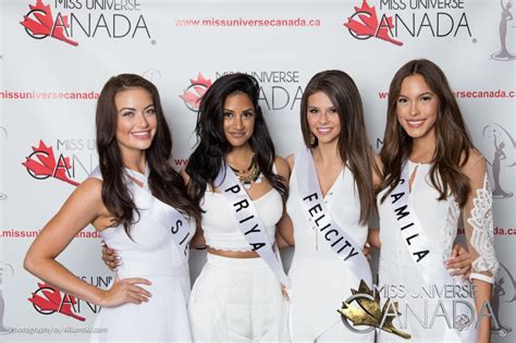 A Few Group Photos With Some Of The Miss Universe Canada 2016 National
