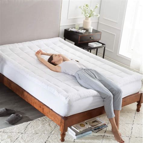 Bedsure Pillow Top Mattress Topper Full Size 2 Inch Quilted Mattress