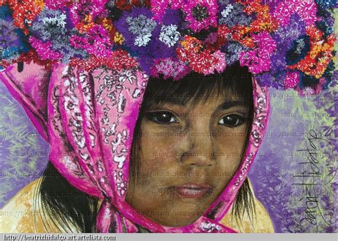 [view 29 ] Pintura Niña Indigena Mexicana