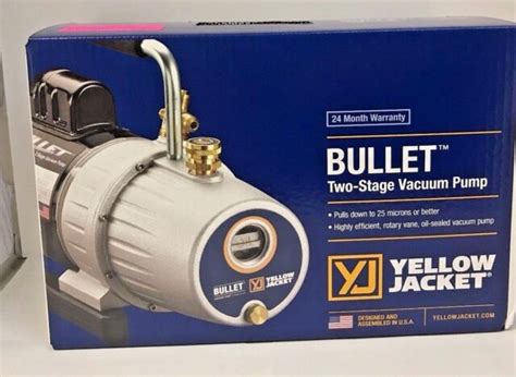 Yellow Jacket 93600 7 Cfm Bullet Vacuum Pump 7l279751a For Sale Online