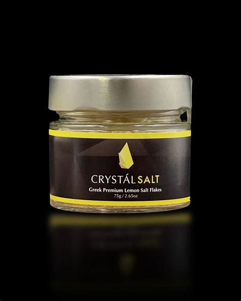 Crystál Salt Flakes Lemon Crystal Salt