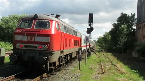 Germany Db Railways Class 218 Rabbit Leaves Oldenburg In Holstein Holst On A Frankfurt