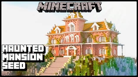 New Haunted Mansion At Spawn Seed Java Mcpe Bedrock Minecraft Youtube