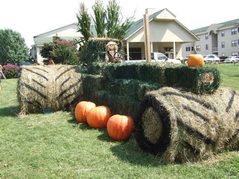Square Hay Bale Fall Decorating Ideas Shelly Lighting