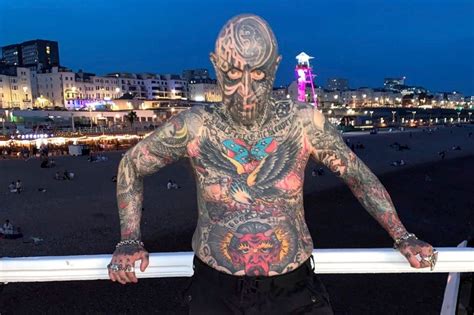 Britains Most Tattooed Man Is So Scary He Gets Kicked Out Of