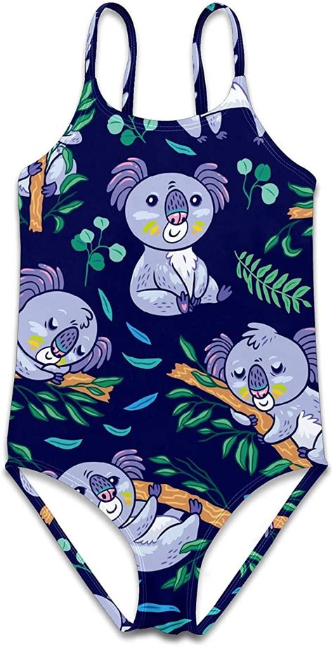 Bonipe Bonipe Niedlicher Cartoon Koala Badeanzug Für Mädchen Bademode