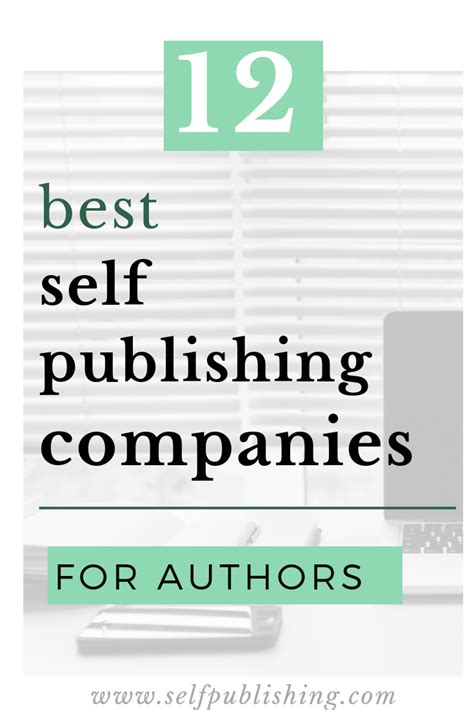 Best Self Publishing Companies For Authors Ebook Writing Book