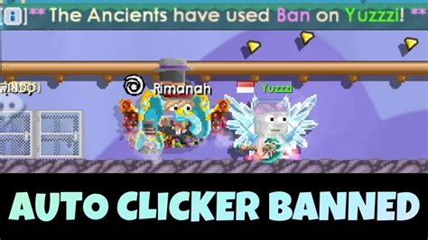 🤯 Auto Clicker Banned By Moderator 🤯 Rip Growtopia Youtube