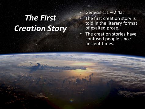 Contemplatives in the World: Lecture One: The First Creation Story