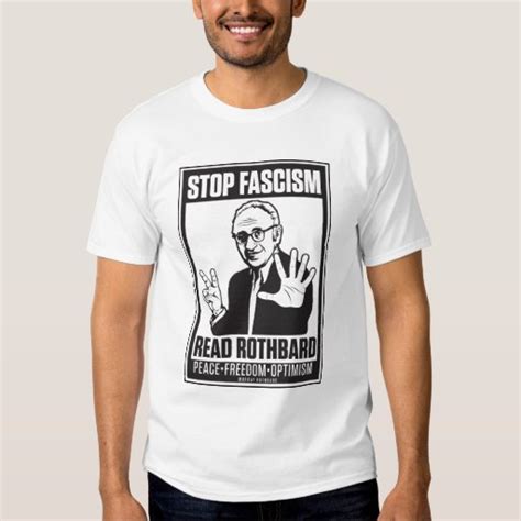 Stop Fascism Read Rothbard Shirt Zazzle