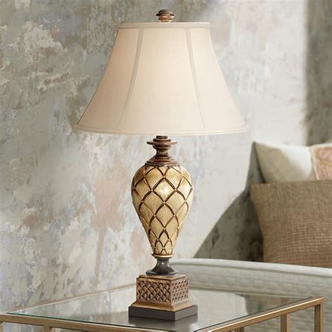 Find shades, crystals, candle covers, chimneys and other aesthetic pieces to revitalize the look of your favorite lamp, as well as internal electrical. Theron Antique Gold Urn Table Lamp - #9J527 | Lamps Plus
