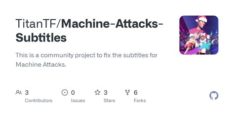 Github Titantfmachine Attacks Subtitles This Is A Community Project