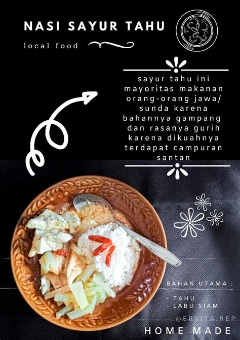 Poster Makanana Daerah Indonesia Festival Kuliner Makanan Tradisional