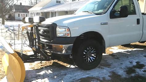 Ford F350 Snow Plow Truck Youtube