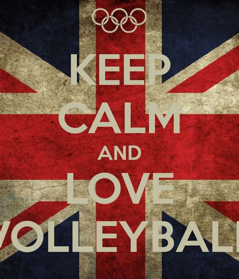 Keep Calm And Love Volleyball Ama El Voleibol Keep Calm Posters Keep