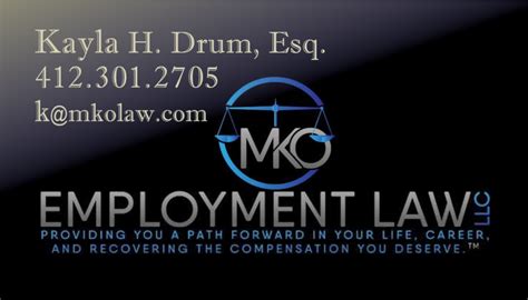 Attorney Kayla Drum MKO Employment Law Partner MKO Employment Law LLC