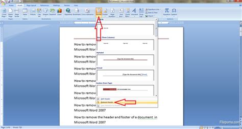 How To Remove The Header And Footer Of A Document In Microsoft Word