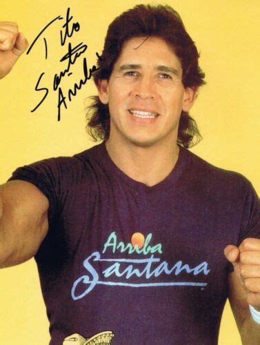 Tito Santana Signed Autographed 8x10 Photo Wwf Wwe Wrestling Hof W