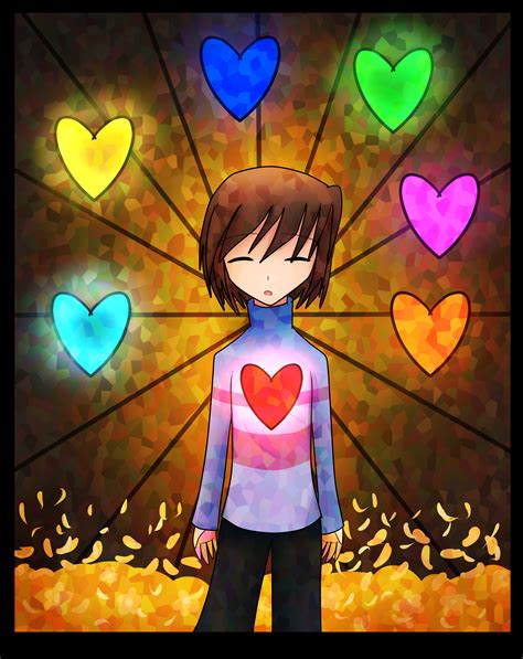 Undertale Seven Human Souls By Ellalasting On Deviantart