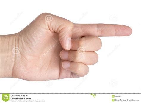 Finger Point Royalty Free Stock Images Image 4899499