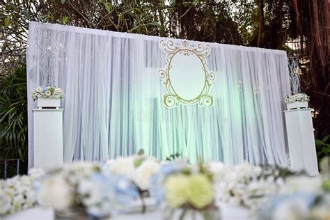 Wedding Stage Setup Stock Image Image Of Party Romance 94110717