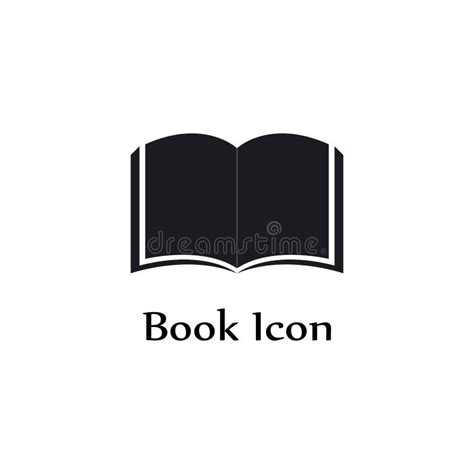 Livre Lecture Logo Et Symboles Mod Le Ic Nes App Illustration De