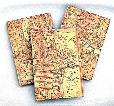 Craft Project - London Map Decor - DIY - The Graphics Fairy
