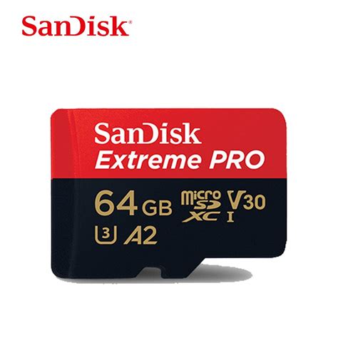 Sandisk claims this microsd card can read up to 95mb/s and write 90mb/s, and in tests it came pretty close to those speeds. SanDisk Extreme Pro Memory Card micro sd 32GB 64GB 128GB 256GB class 10 cartao de memoria U3 A2 ...