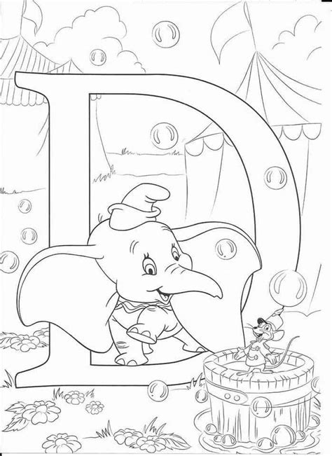 Disney - Dumbo in 2020 | Abc coloring pages, Disney ...
