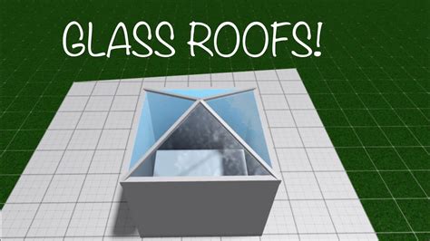 Bloxburg New Update Glass Roofs And More Part 1 Youtube