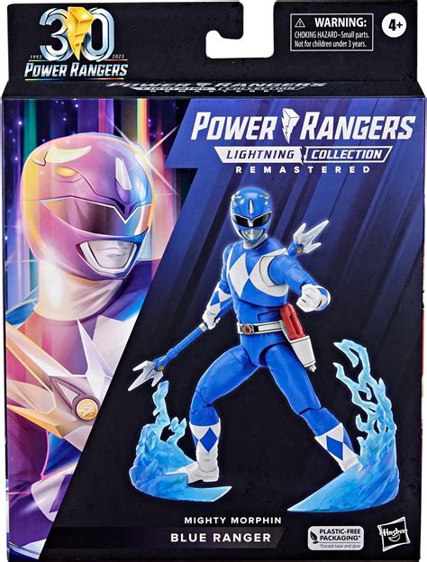 Power Rangers Lightning Mighty Morphin Blue Ranger Remastered