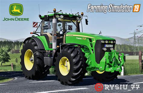 John Deere 8030 Series Официальный V30 Fs19 Farming Simulator 22 мод