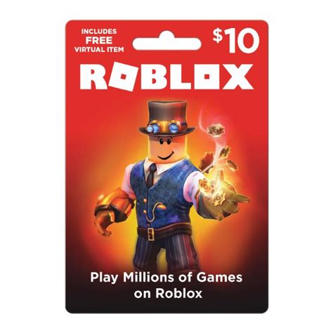 Roblox 10 000 robux gift card
