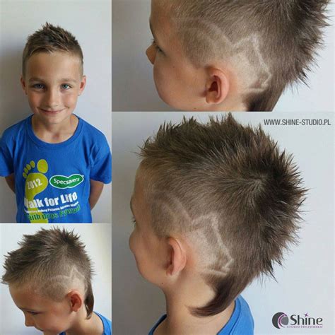 Nowoczesna fryzura chłopięca – Studio Fryzjerskie "SHINE"