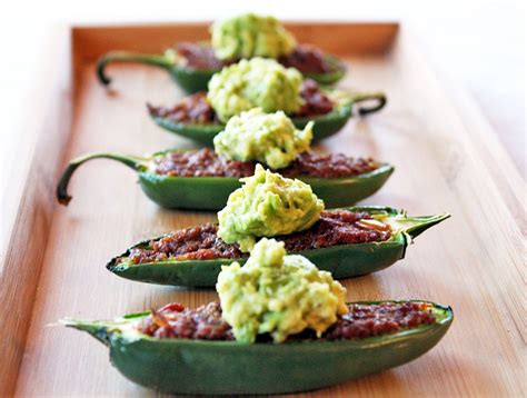 Chili Pepper Poppers With Smashed Avocado Meatified