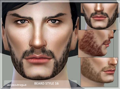 Beard Style 16 By Serpentrogue At Tsr Sims 4 Updates