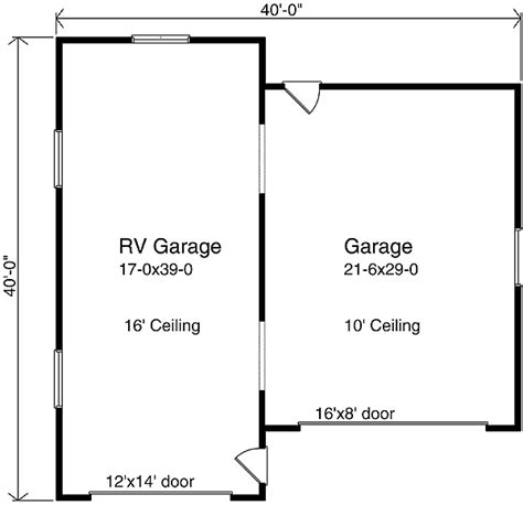 Rv Garage Plan 2263sl Architectural Designs House Plans