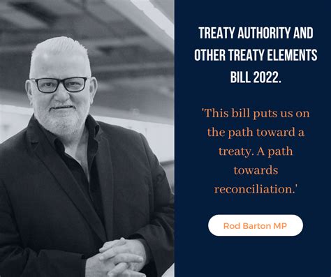 Treaty Authority And Other Treaty Elements Bill 2022 Rod Barton