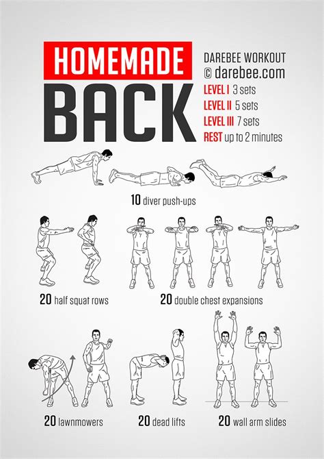 Homemade Back Workout Chest And Back Workout Back Workout At Home