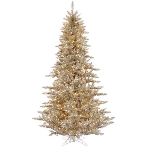 Vickerman 9 Champagne Fir Artificial Christmas Tree With 1000 Warm