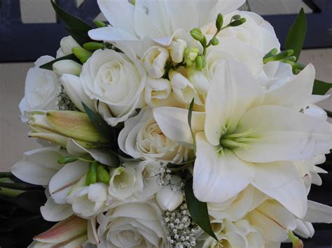 The Flower Girl Blog White And Gray Wedding Flowers