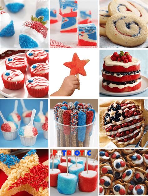 4th Of July Red White And Blue Treats Butter With A Side Of Bread