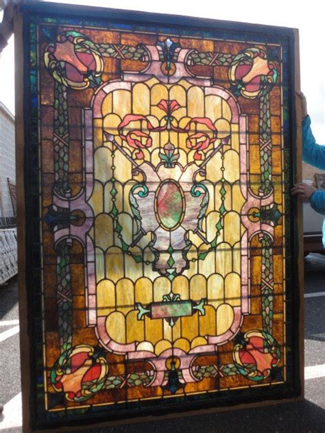 Antique Stained Glass Windows And Doors For Sale In