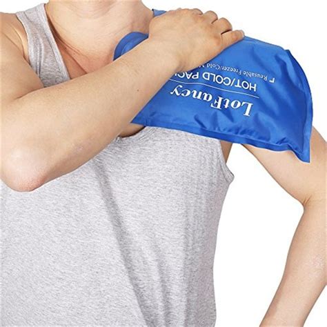 Ice Pack With Shoulder Wrap Lotfancy Hot Cold Therapy Compress Reusable Heating Cooling Gel
