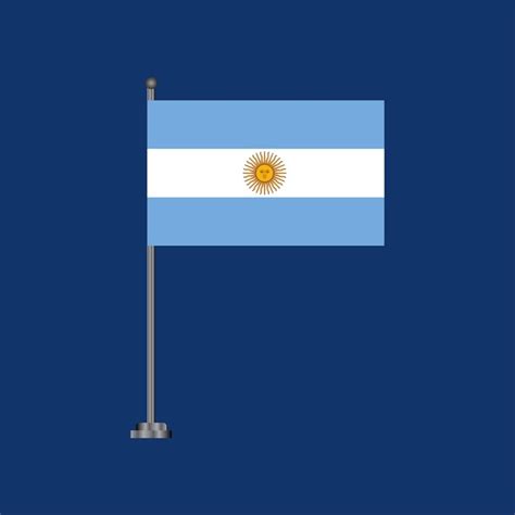 Premium Vector Illustration Of Argentina Flag Template
