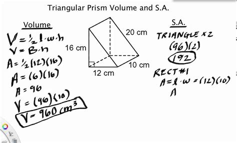 Triangular Prism Surface Area Formula Tyredfootball