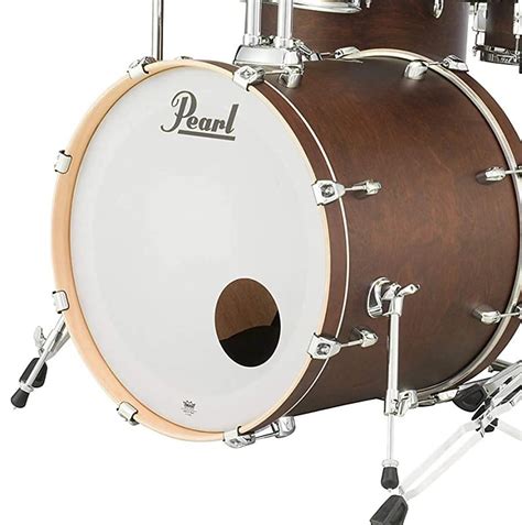 B Stock Pearl Export 18x22 Bass Drum In Satin Brown Reverb