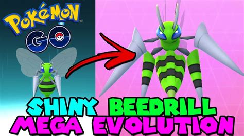 Shiny Mega Beedrill In Pokemon Go Shiny Beedrill Mega Evolution Youtube